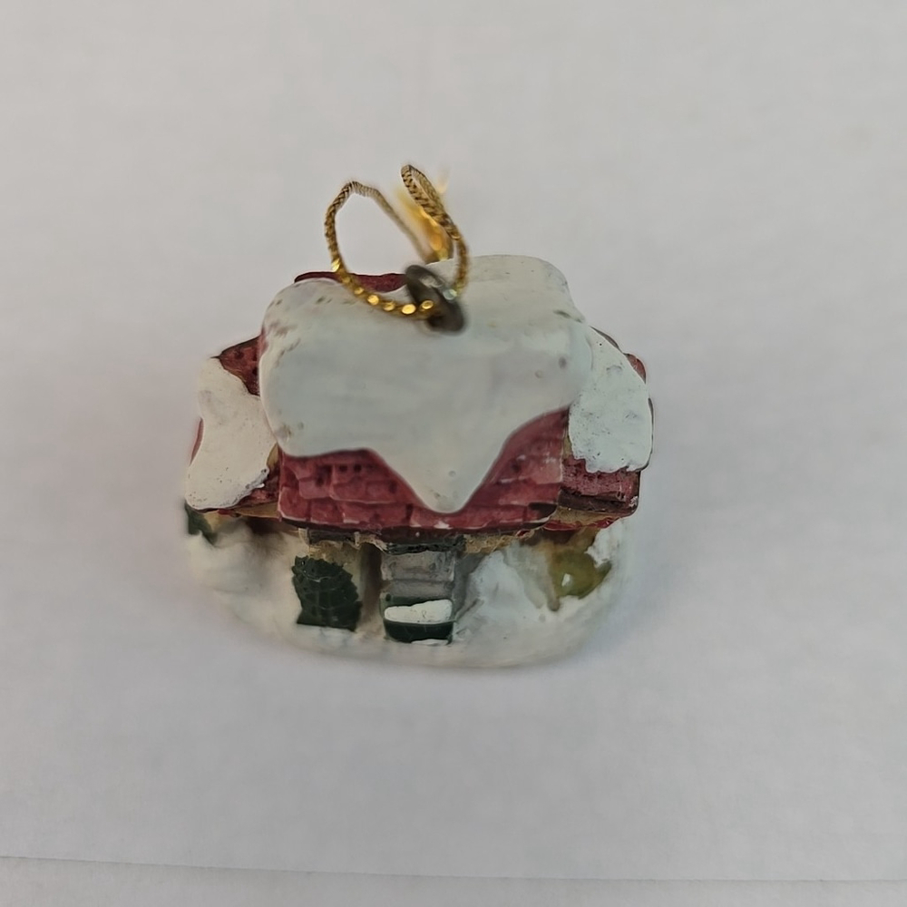 Vintage Kurt Alder Mini Santa's World Snow Cottage House Christmas Tree Ornament - Picture 2 of 12